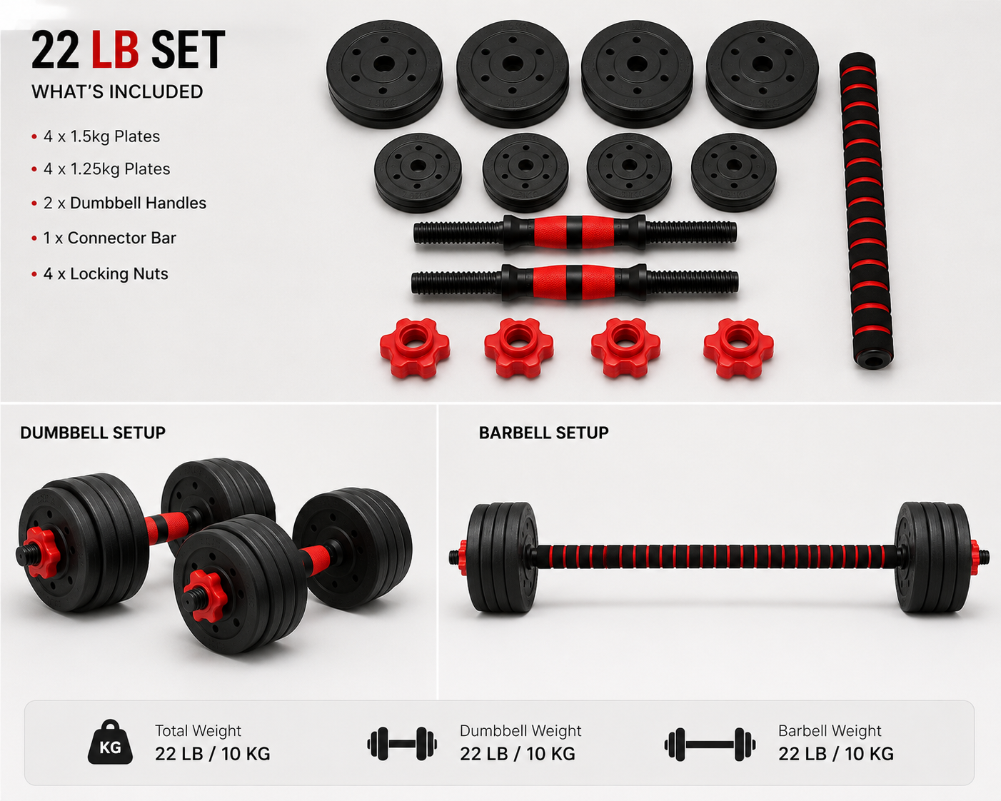 Adjustable Home Dumbbells