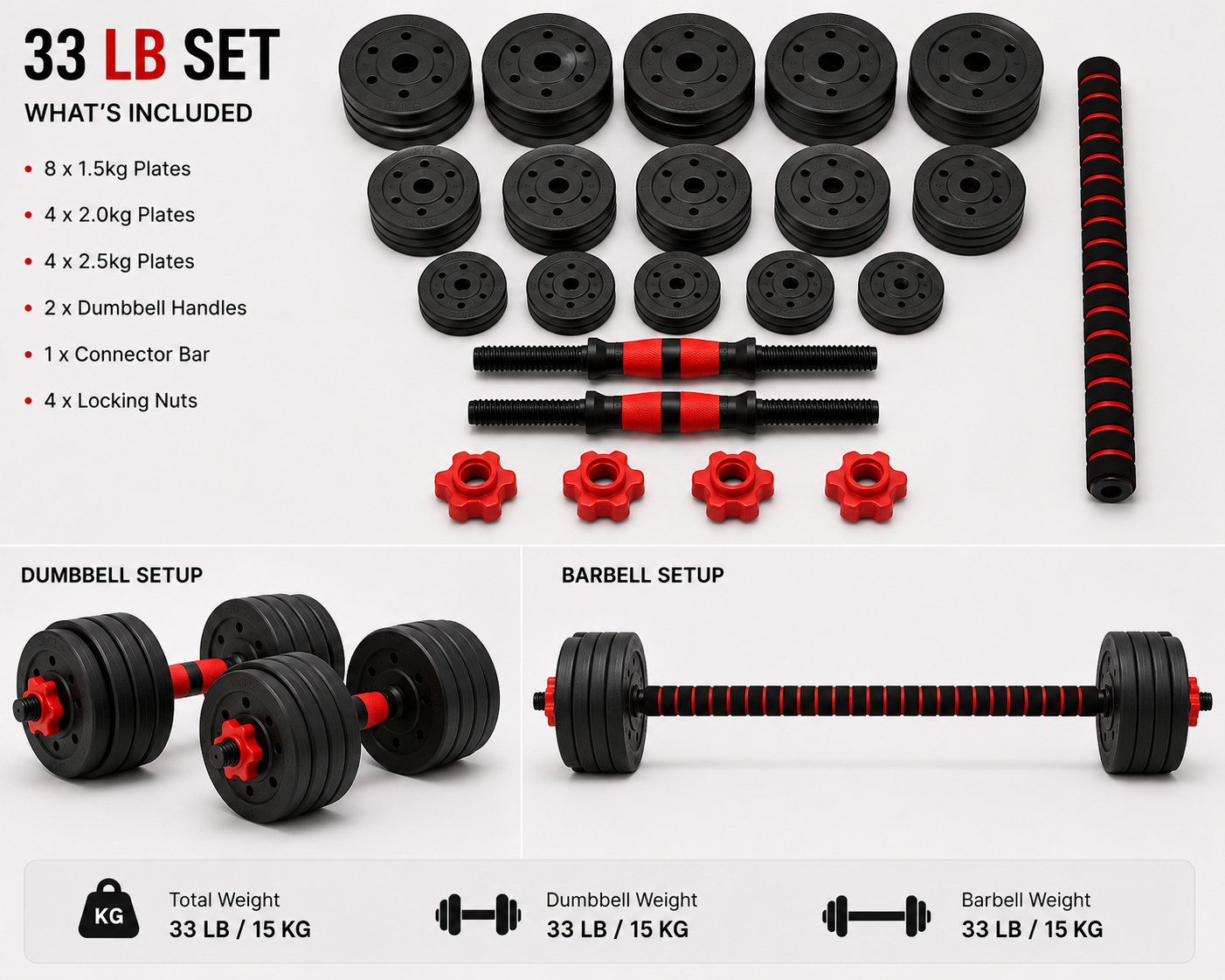 Adjustable Home Dumbbells