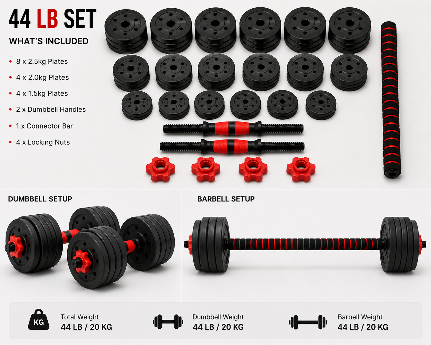 Adjustable Home Dumbbells